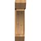 Ekena Millwork Thorton Slat Rough Sawn Bracket w/ Offset Brace, Western Red Cedar, 8"W x 24"D x 32"H BKT0806X24X32THR06RWR - alternate 4